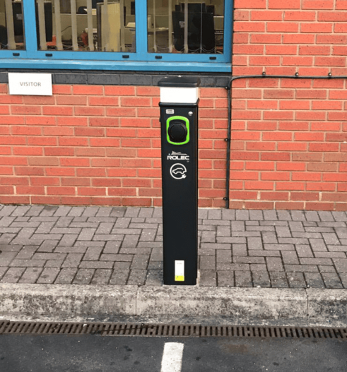 Electric Vehicle Charger Commercial Install