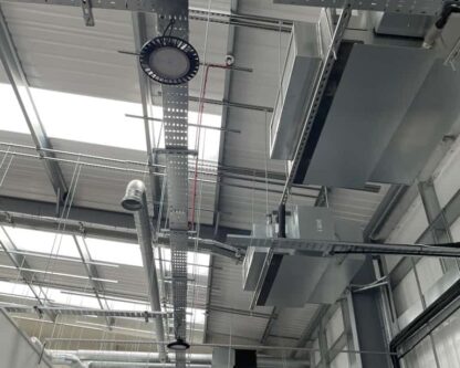 Commercial refurbishment high level lighting